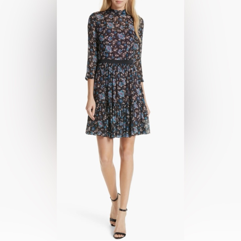 Rebecca Taylor Solstice Silk Blend Dress